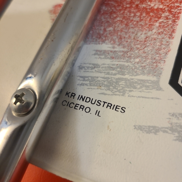 VINTAGE OHIO STATE BUCKEYES OSU FOLDING CUSHIONED STADIUM SEATS KR INDUSTRIES - Picture 8 of 9